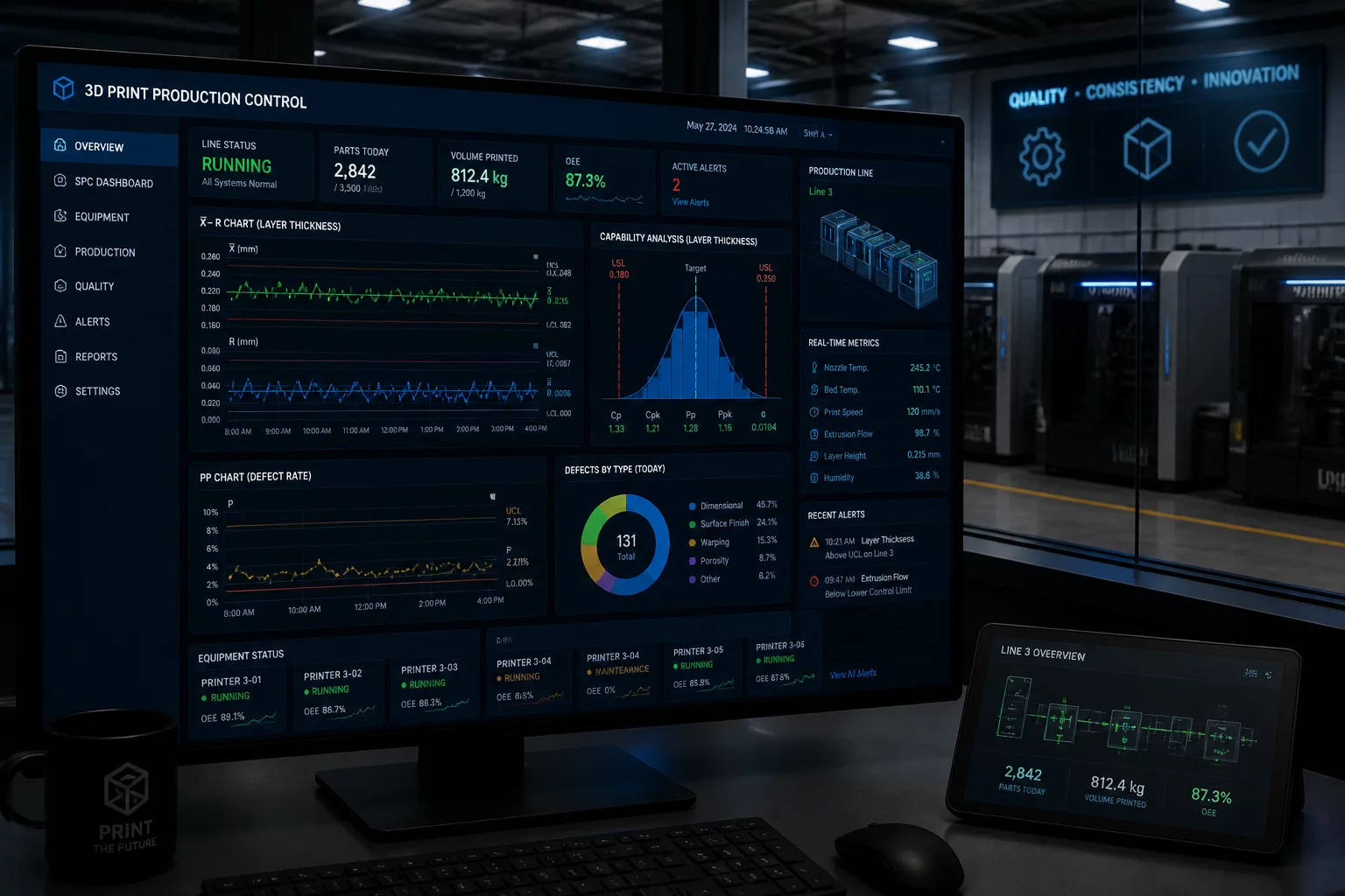 Statistical Process Control in 3D Printing